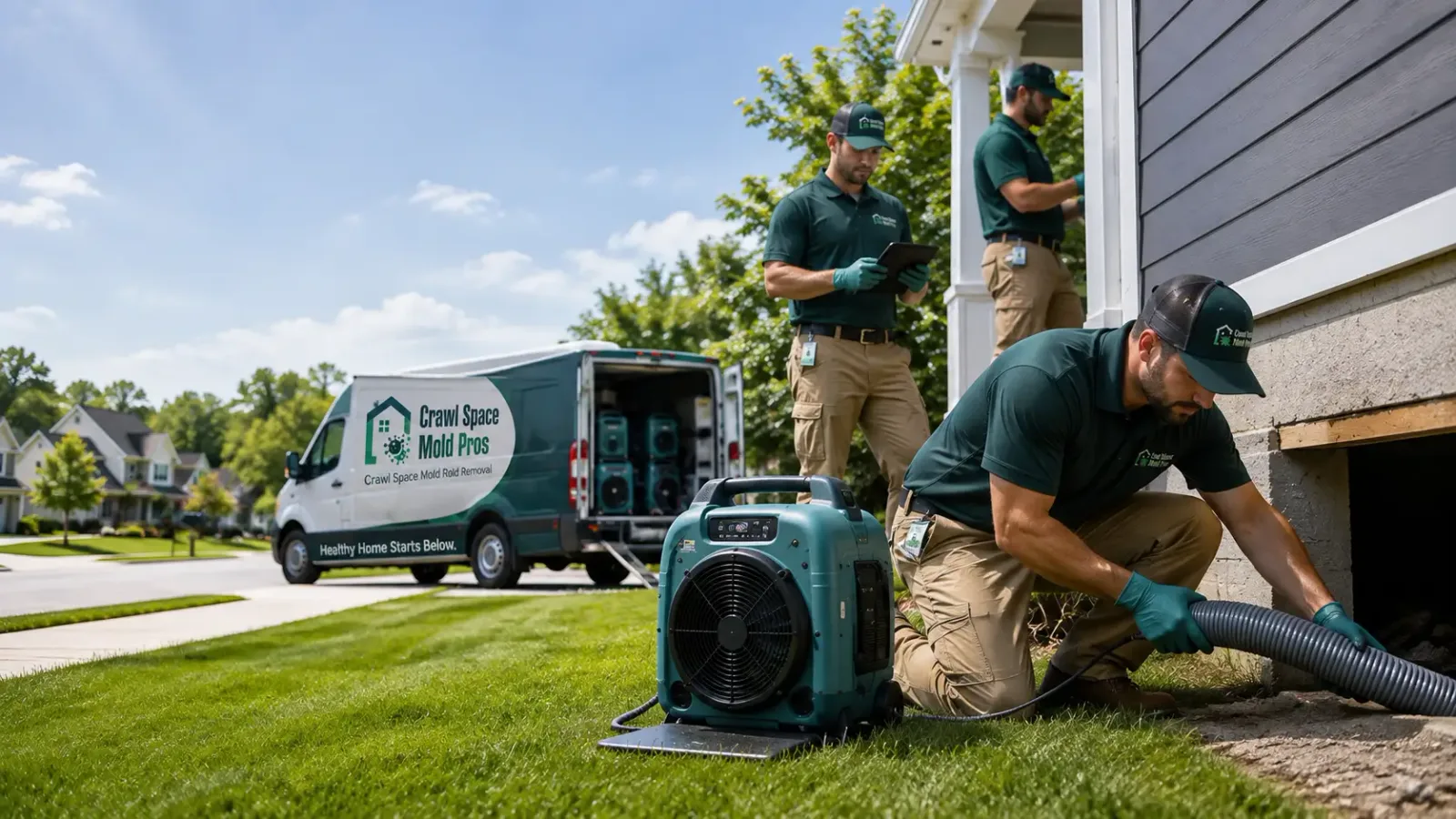 Crawl Space Mold Removal in Graham, TX